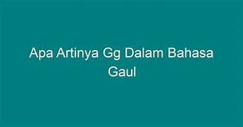 Modus Artinya Dalam Bahasa Gaul